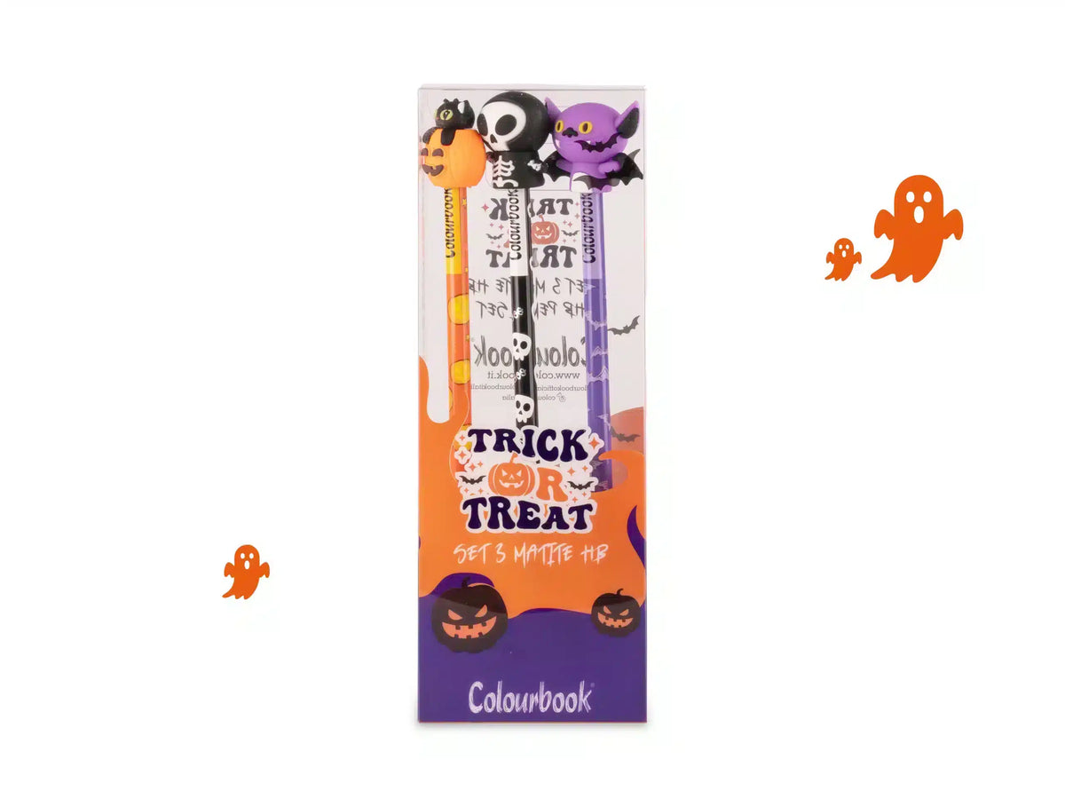 Set 3 matite Halloween - Colourbook