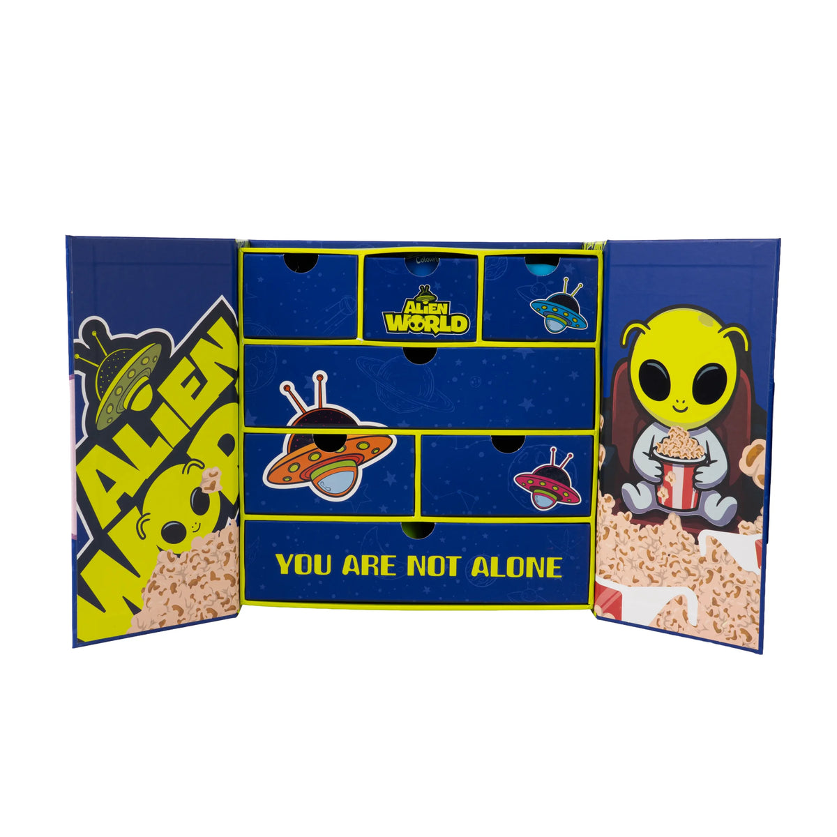 Gift Box Alien World – Mystery Box con 7 sorprese di cancelleria e gadget