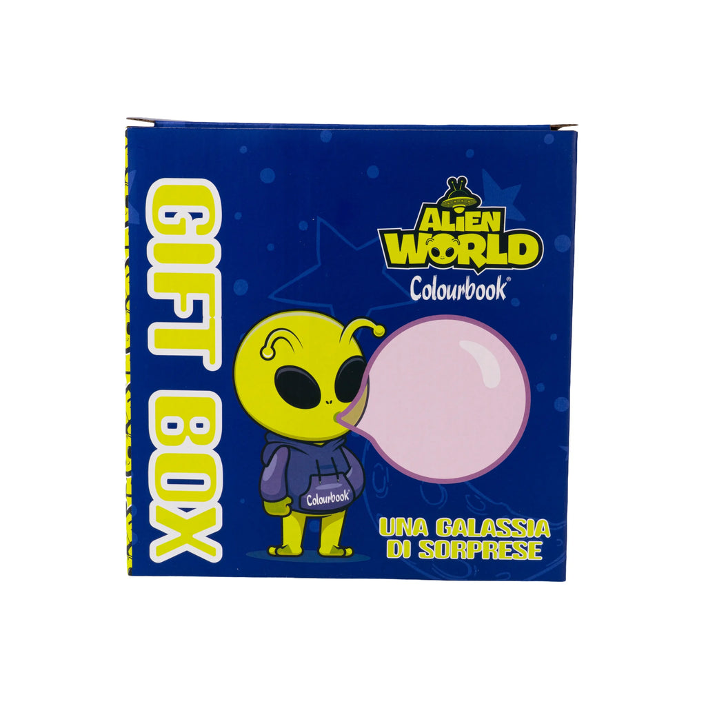 Gift Box Alien World – Mystery Box con 7 sorprese di cancelleria e gadget