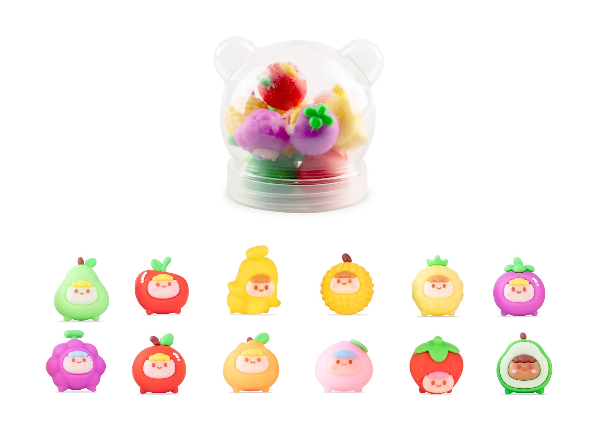 Set 12 gomme colorate – Le Gommine - Colourbook