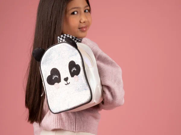 Mini zaino – Shiny Bags - Panda - Colourbook
