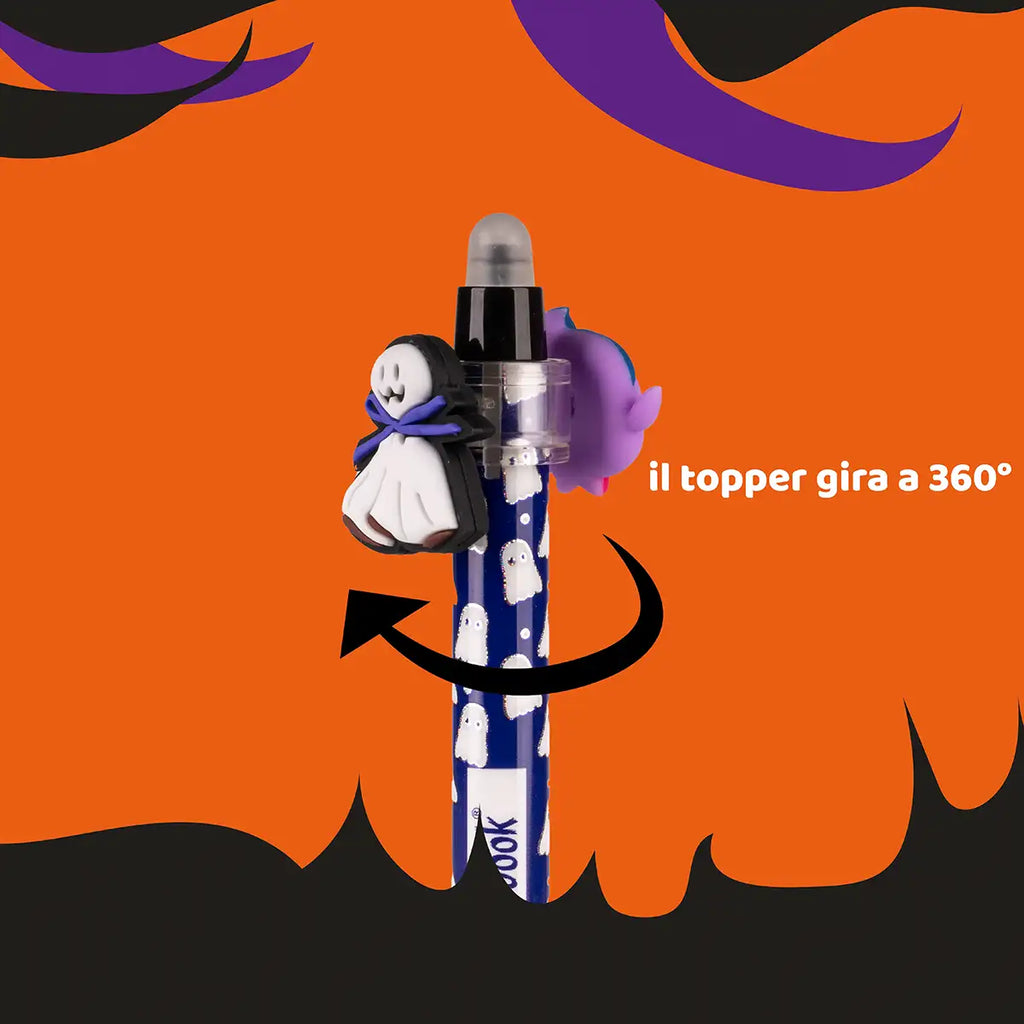 Penna gel cancellabile Twist Halloween - Colourbook