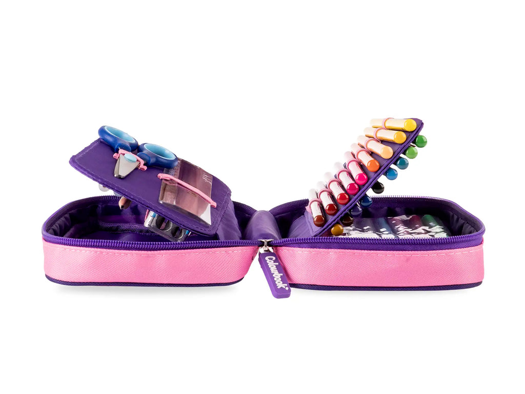Astuccio 1 zip Abstract Funny Skater - Colourbook