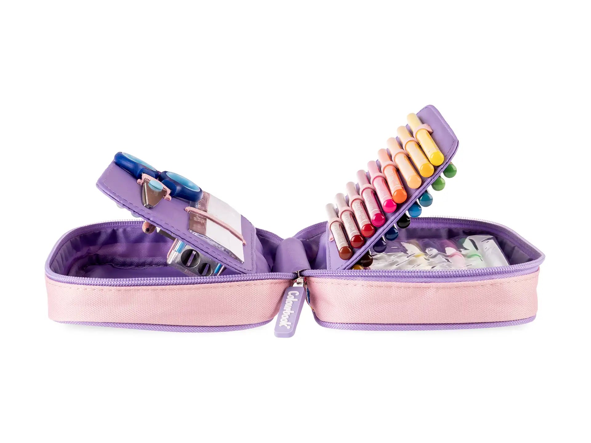 Astuccio 1 zip Abstract Cute - Colourbook