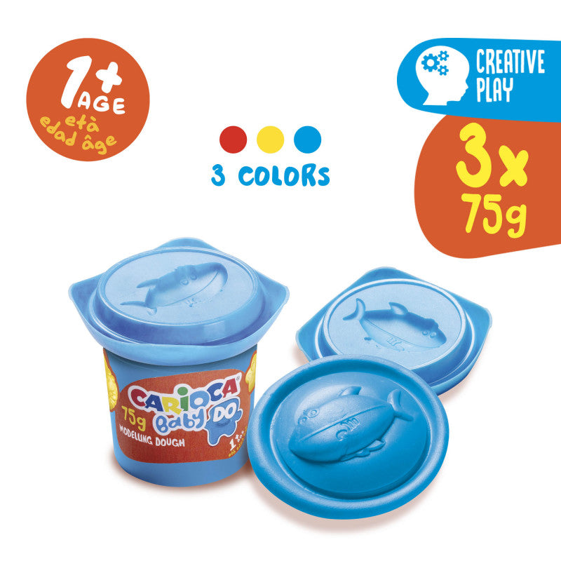 Pasta da Modellare BABY Do - 3 Pz CARIOCA