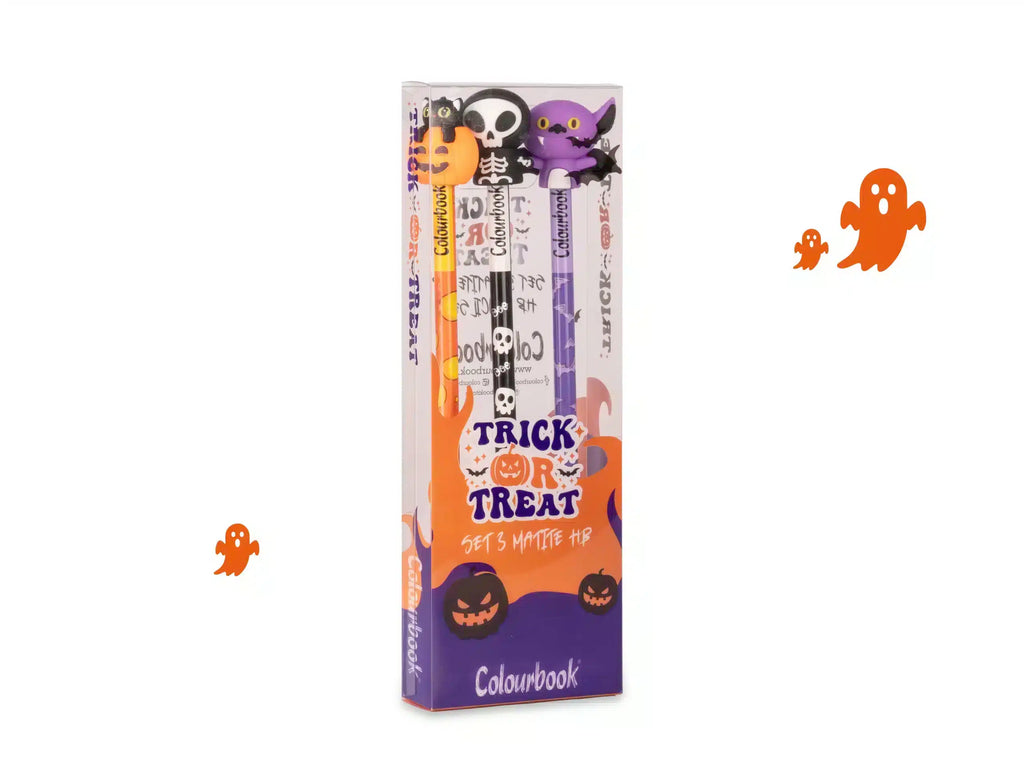 Set 3 matite Halloween - Colourbook