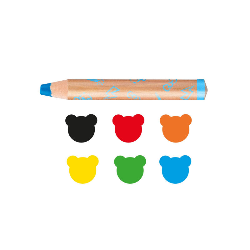 CARIOCA Baby Crayons Pastelloni 3 in 1 + Temperino