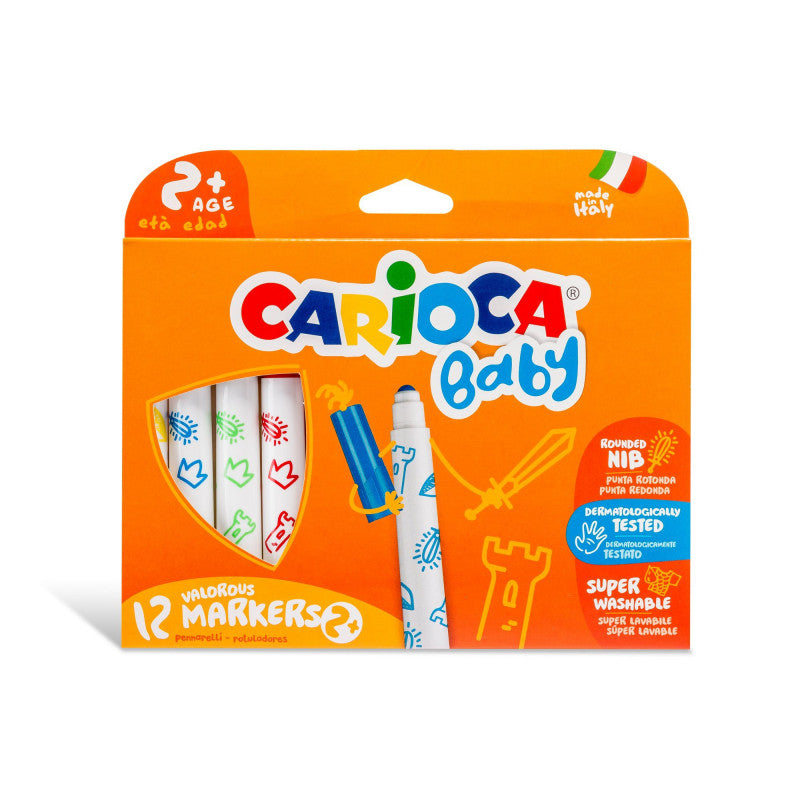 CARIOCA Pennarelli Valorous Markers 12 Colori