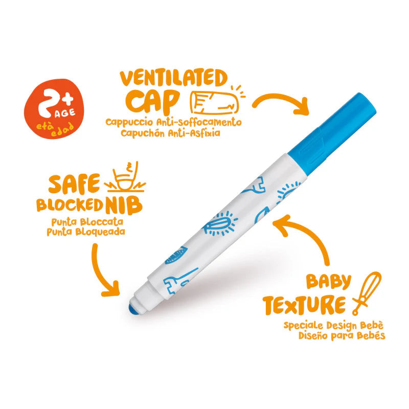 CARIOCA Pennarelli Valorous Markers 6 Colori