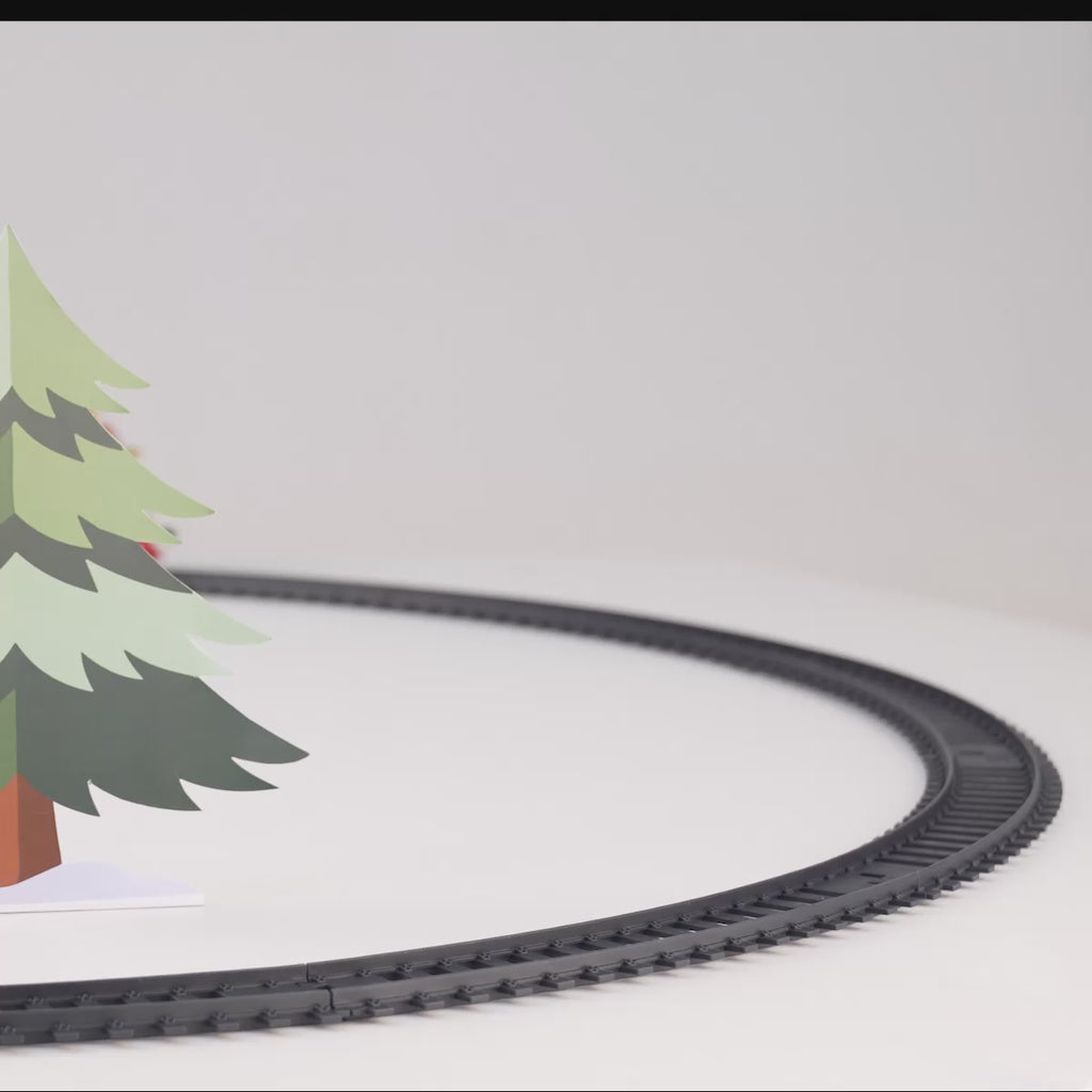 Trenino di Natale Holly Jolly Express con luci, fumo ed effetti sonori - Colourbook