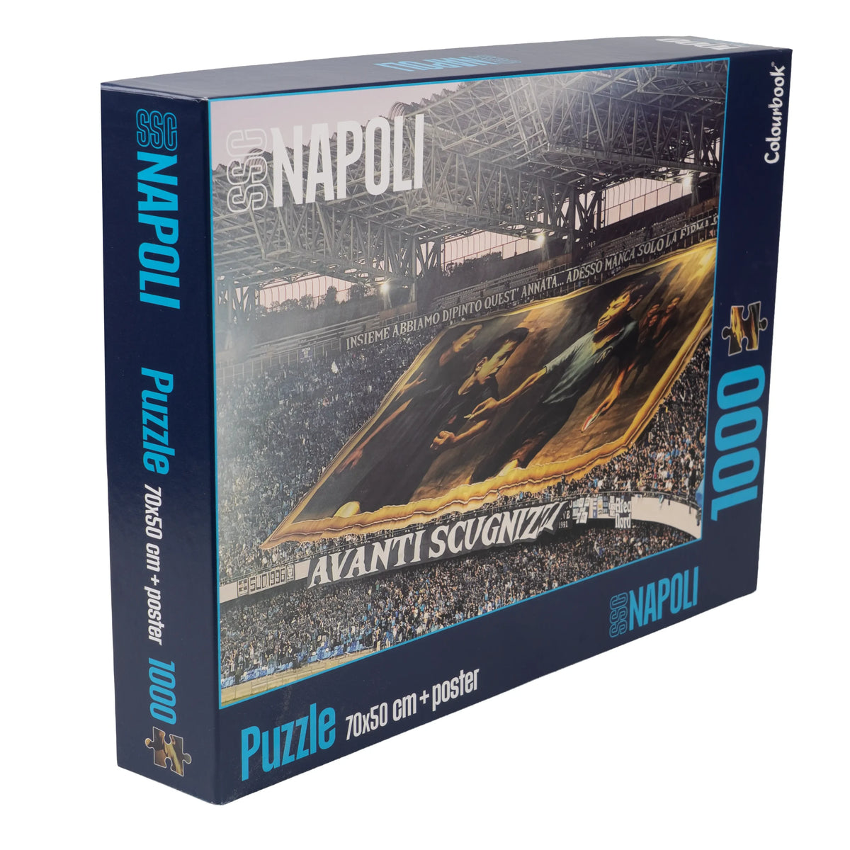 Puzzle SSC Napoli 1000 pezzi – Avanti Scugnizzi – Poster 70x50cm incluso