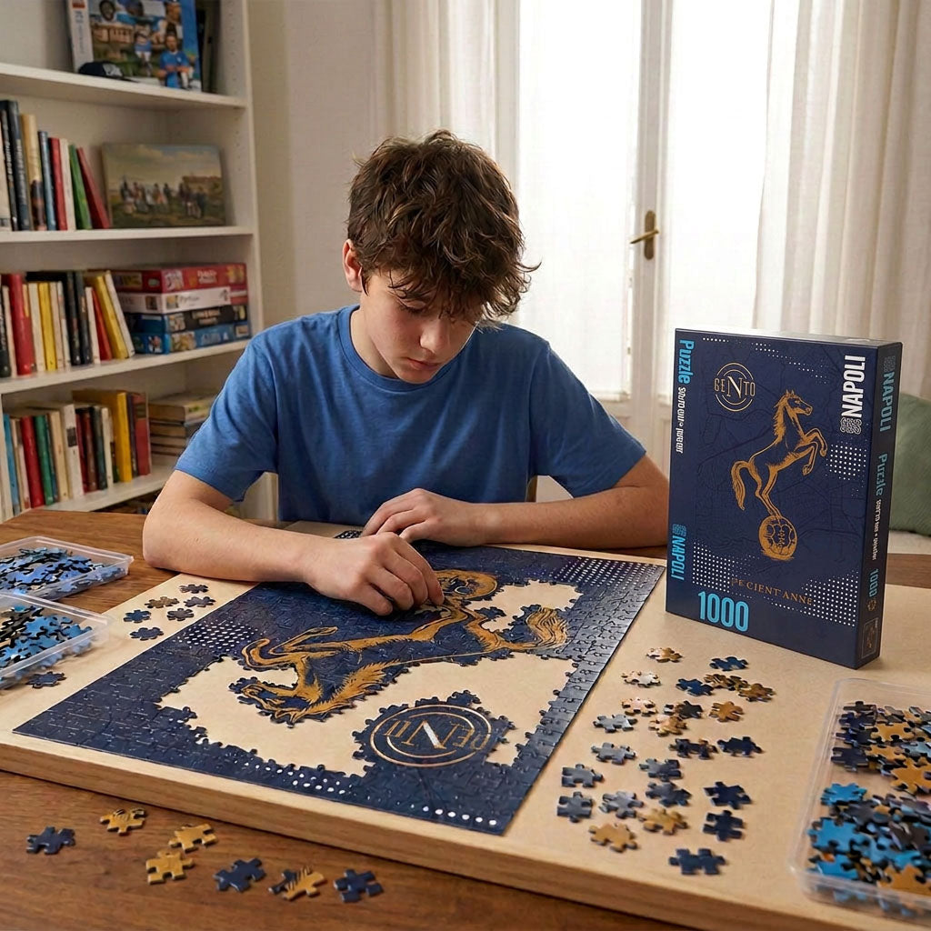 Puzzle SSC Napoli 1000 pezzi – Centenario – Poster 50x70cm incluso