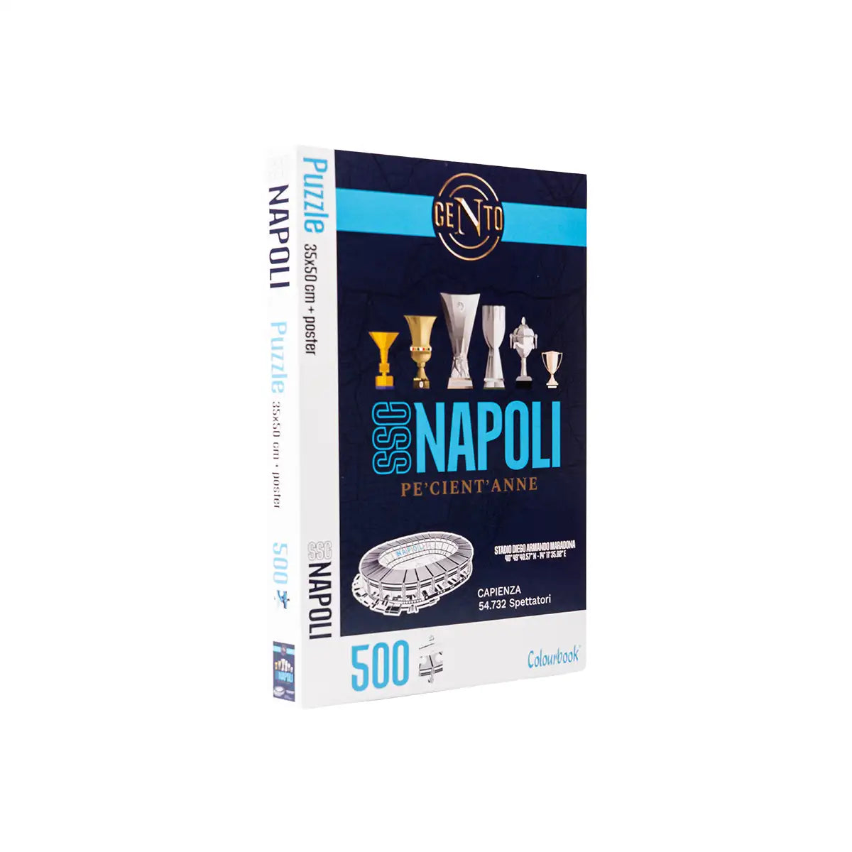 Puzzle SSC Napoli 500 pezzi – Centenario – Poster 35x50cm incluso