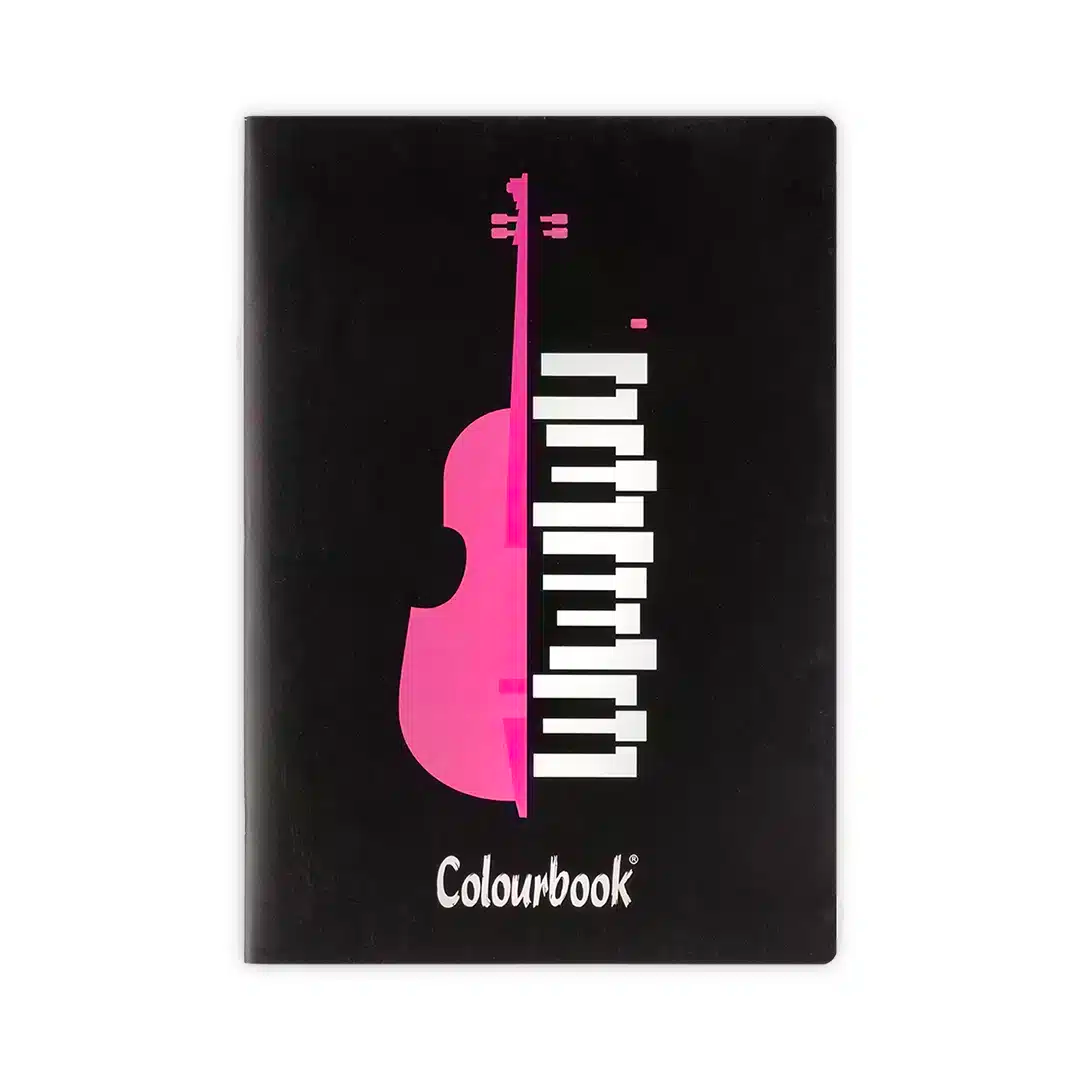 Quaderno A4 pentagrammato Music Tastes - Colourbook