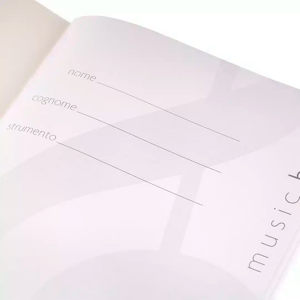 Quaderno A4 pentagrammato Music Tastes - Colourbook