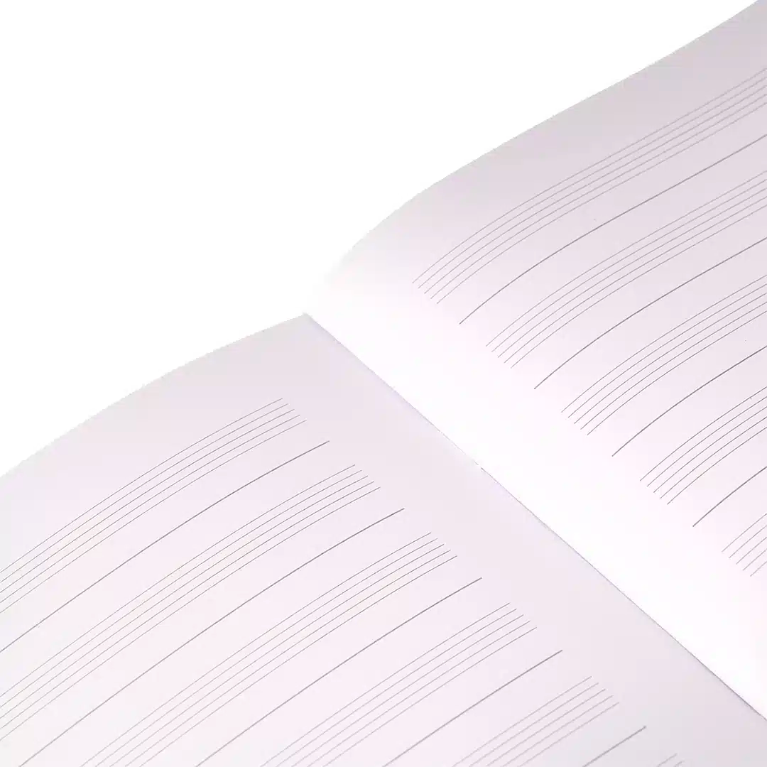 Quaderno A4 pentagrammato Music Tastes - Colourbook