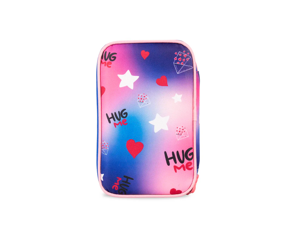 Astuccio 1 zip Coccolotti Love Azzurro - Colourbook