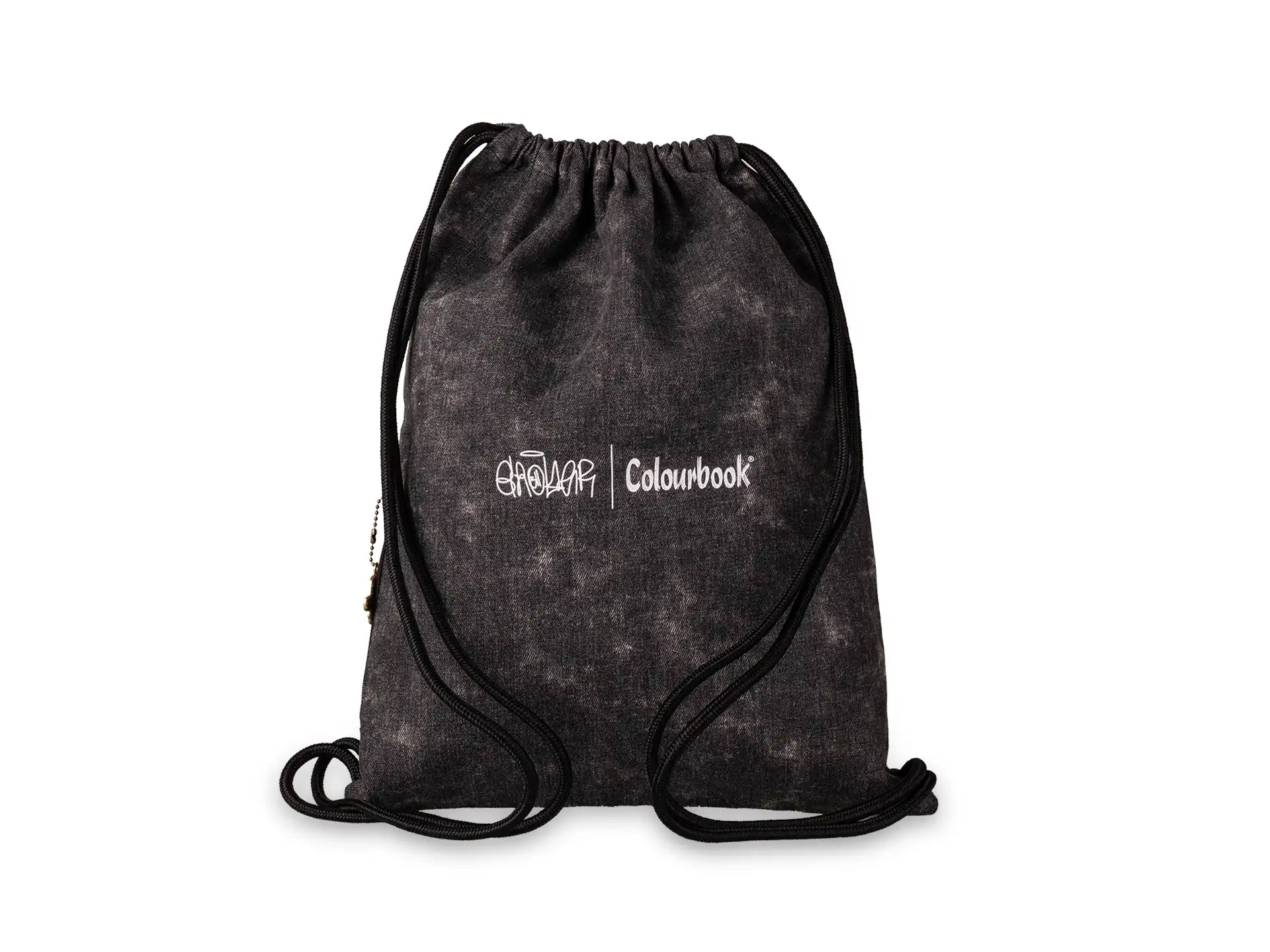 Sacca con coulisse Geolier Black Denim - Colourbook