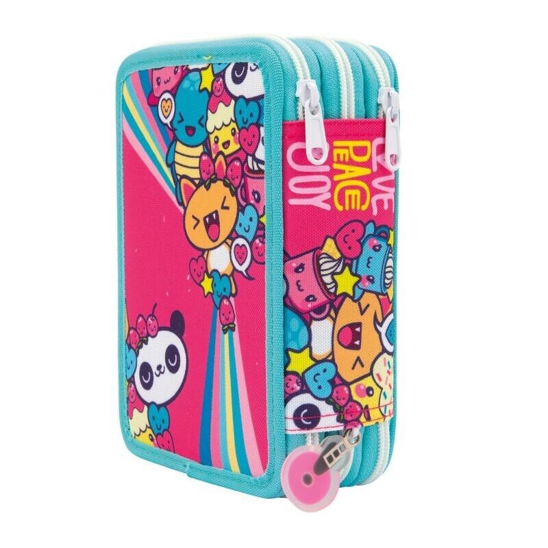 ASTUCCIO 3 ZIP COMPLETO LOVE & PEACE GO POP