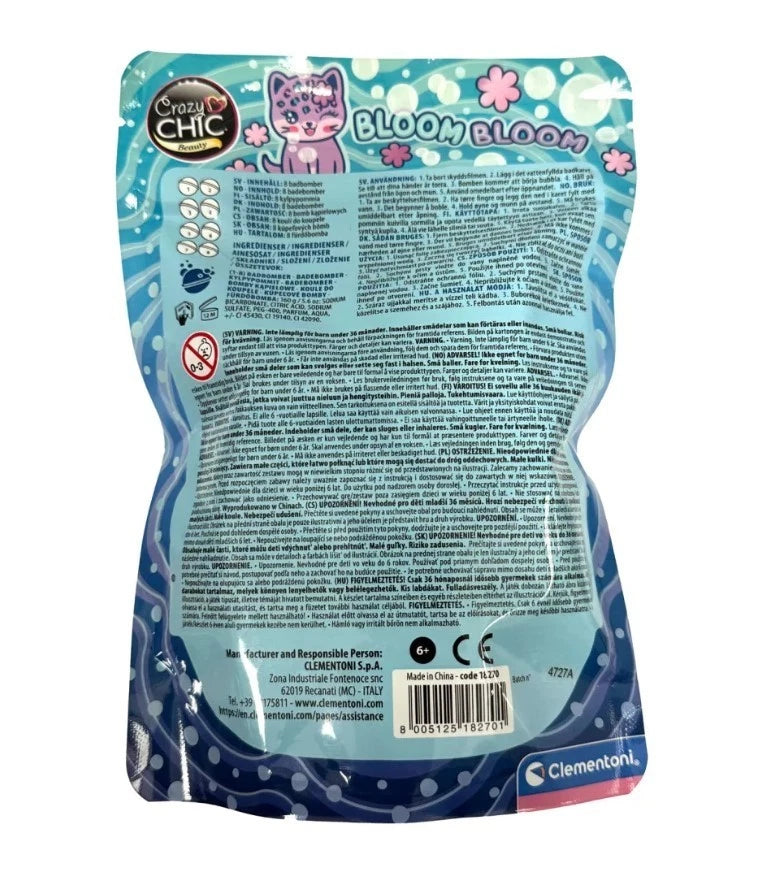 Bombe da bagno Clementoni 8 pz