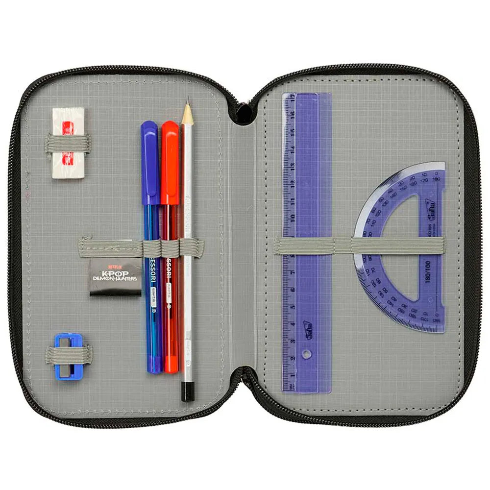 Astuccio 3 Zip K-Pop Demon Hunters
