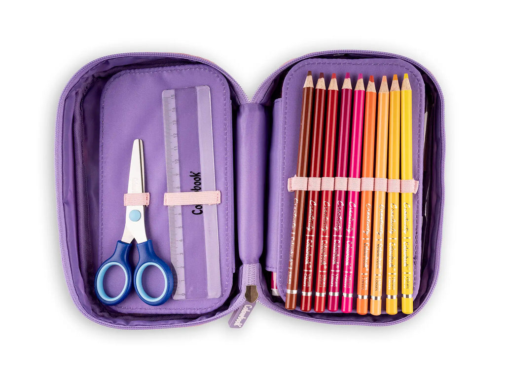 Astuccio 1 zip Abstract Cute - Colourbook