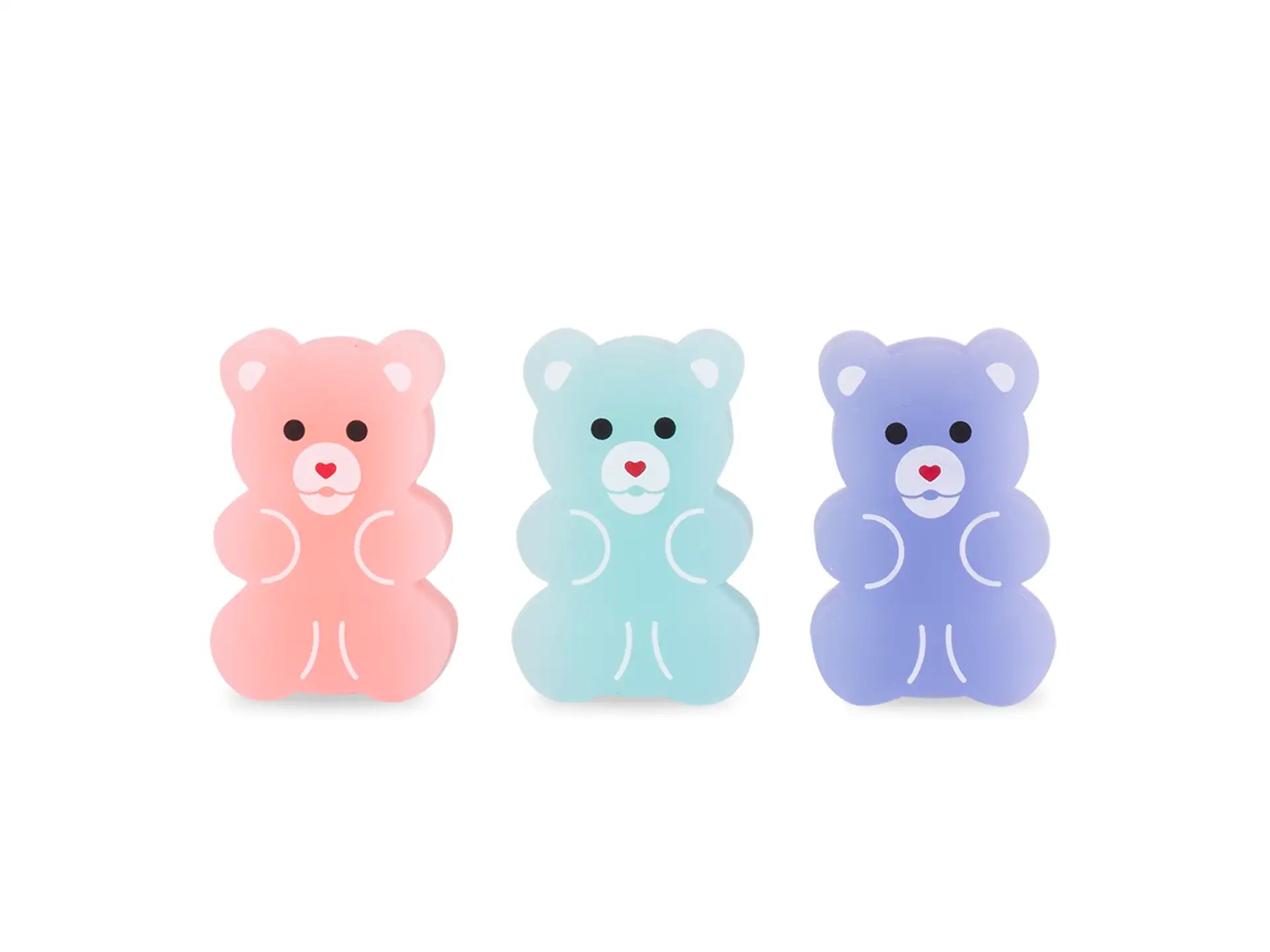 Set 3 gomme da cancellare Coccolotti Classic - Colourbook