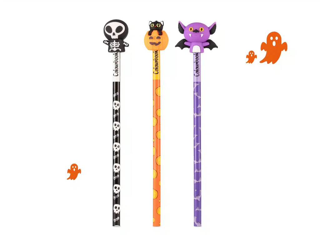 Set 3 matite Halloween - Colourbook