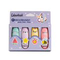 Set 4 mini evidenziatori Wild&Cute - Colourbook