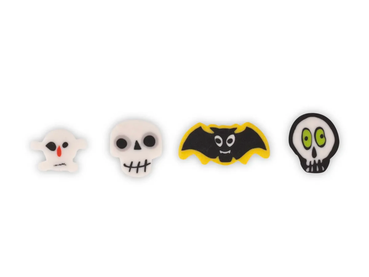 Set gomme per cancellare Halloween in provetta Colourbook
