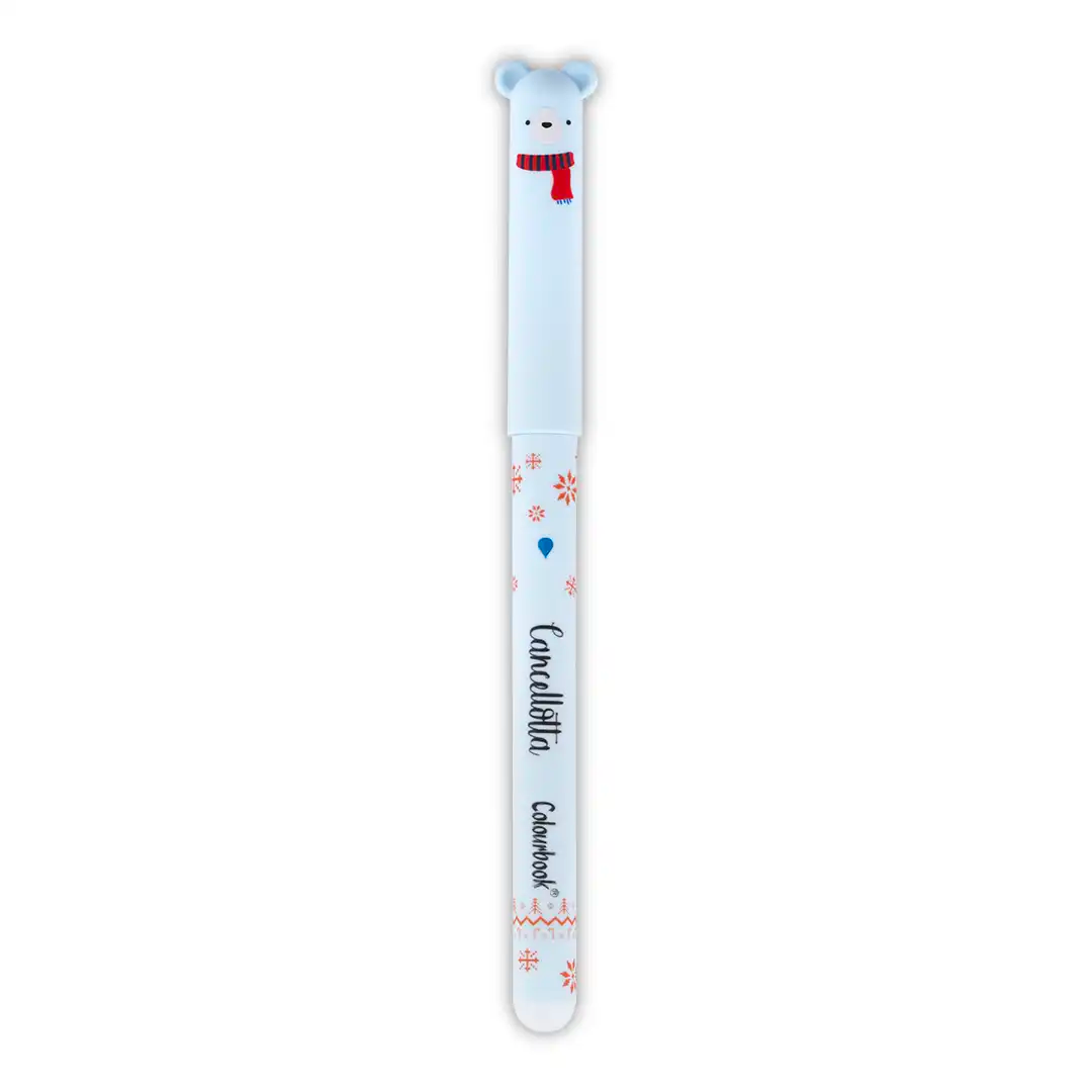 Set 2 penne gel cancellabili Beary Merry Christmas - Colourbook