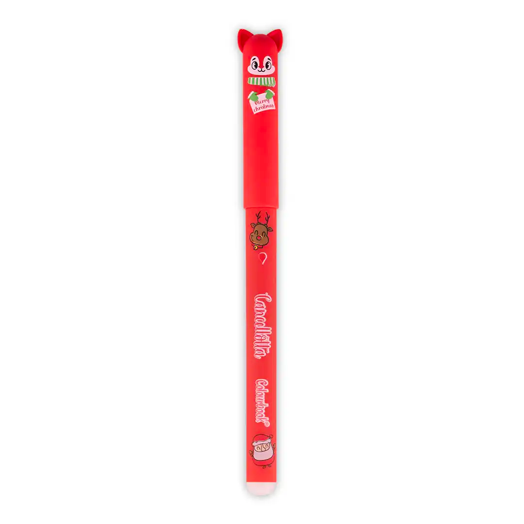 Set 2 penne gel cancellabili Beary Merry Christmas - Colourbook