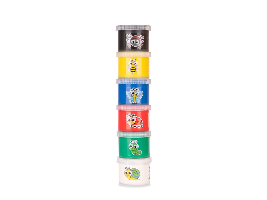Set tempere a dita 50ml - Colourbook
