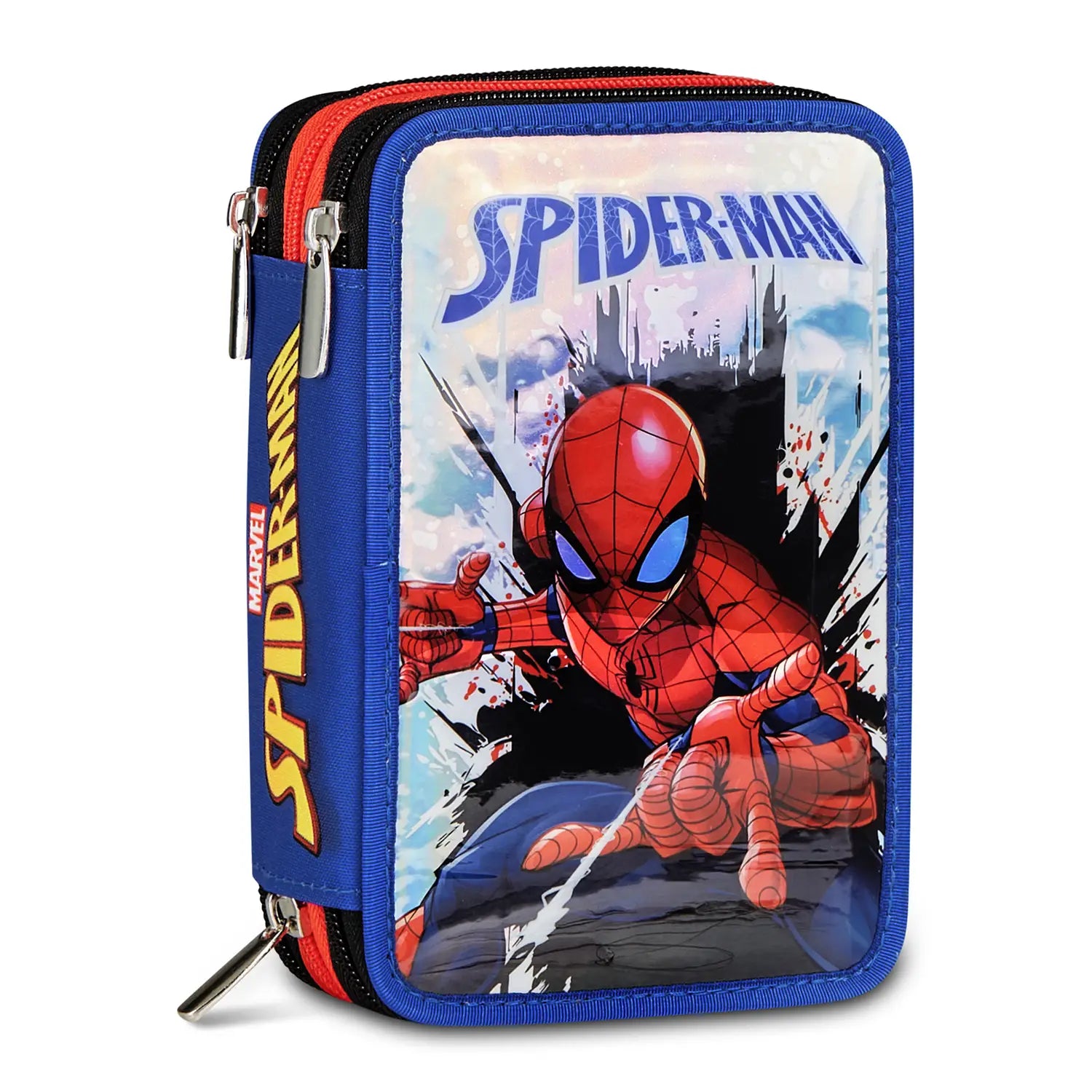 Astuccio Spider-man Back To Climbing 3 Zip Completo - Seven 2026