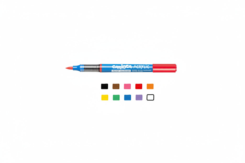 Carioca Acrylic Paint Marker 10 pz