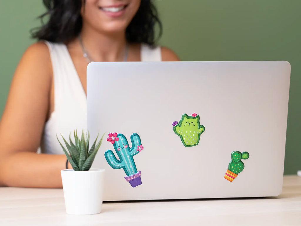 Stickers 3D Cactus - Colourbook