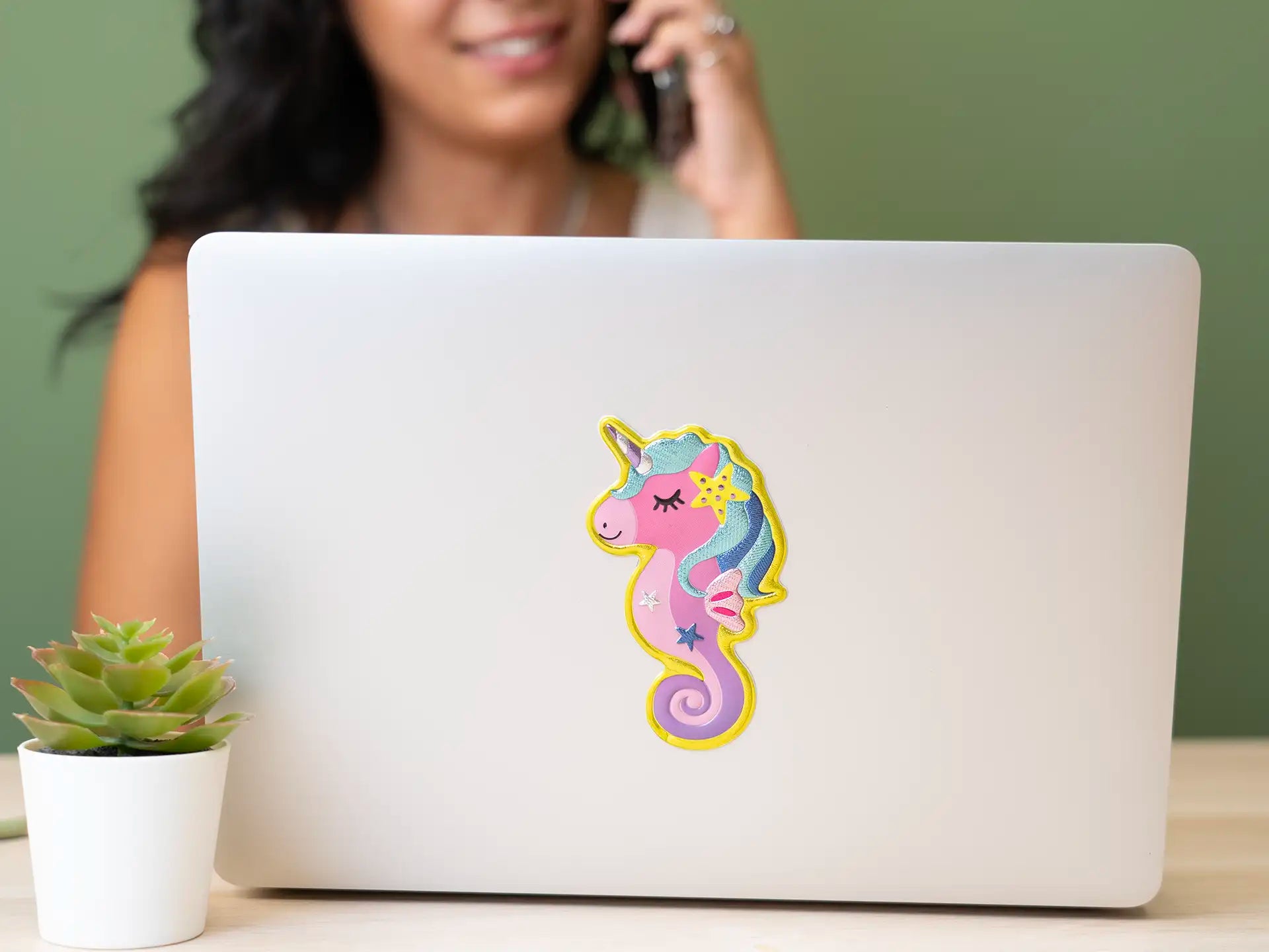 Stickers 3D Unicorno Marino - Colourbook