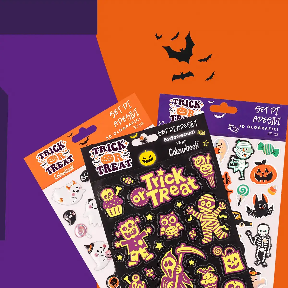 Set stickers Halloween - Colourbook