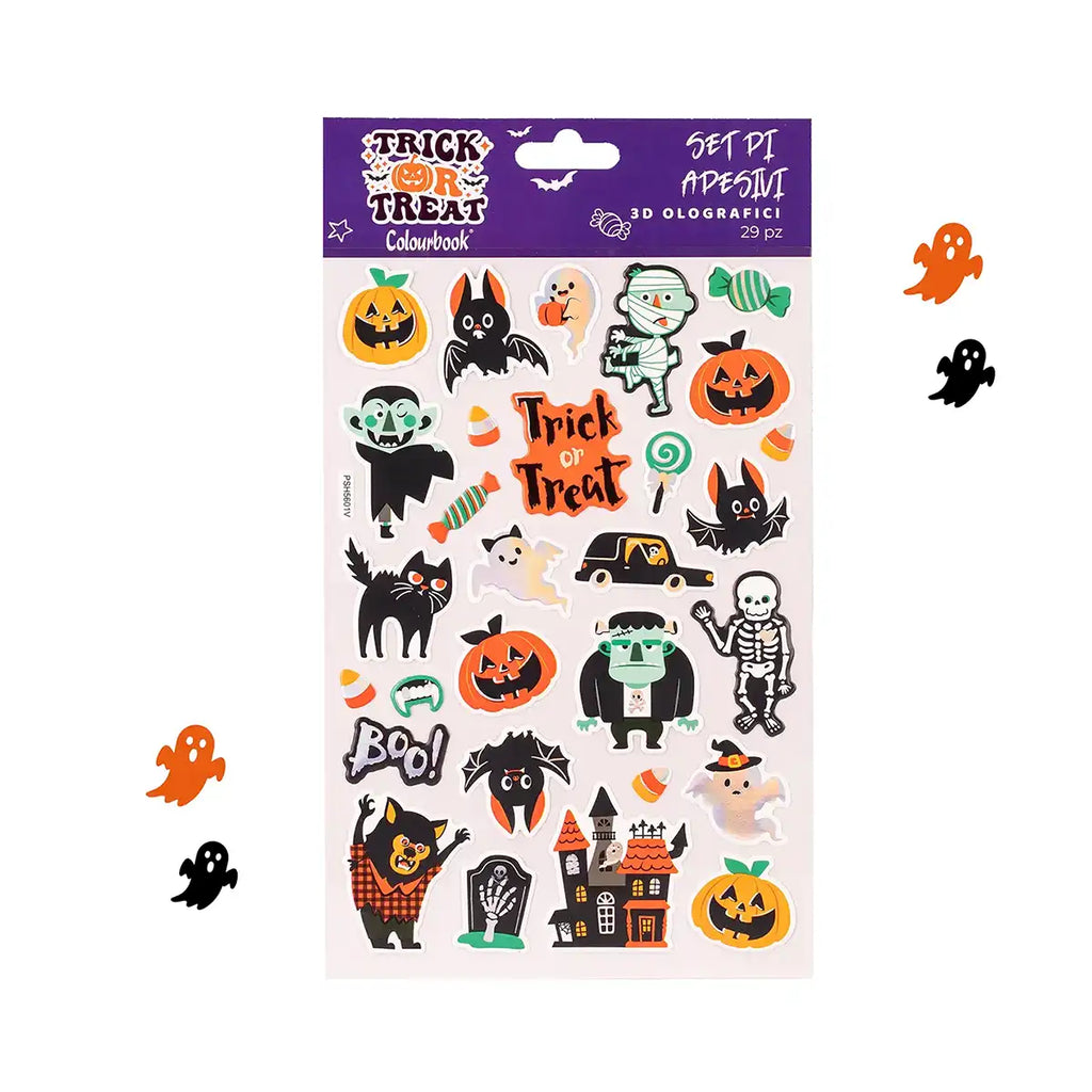 Set stickers Halloween - Colourbook