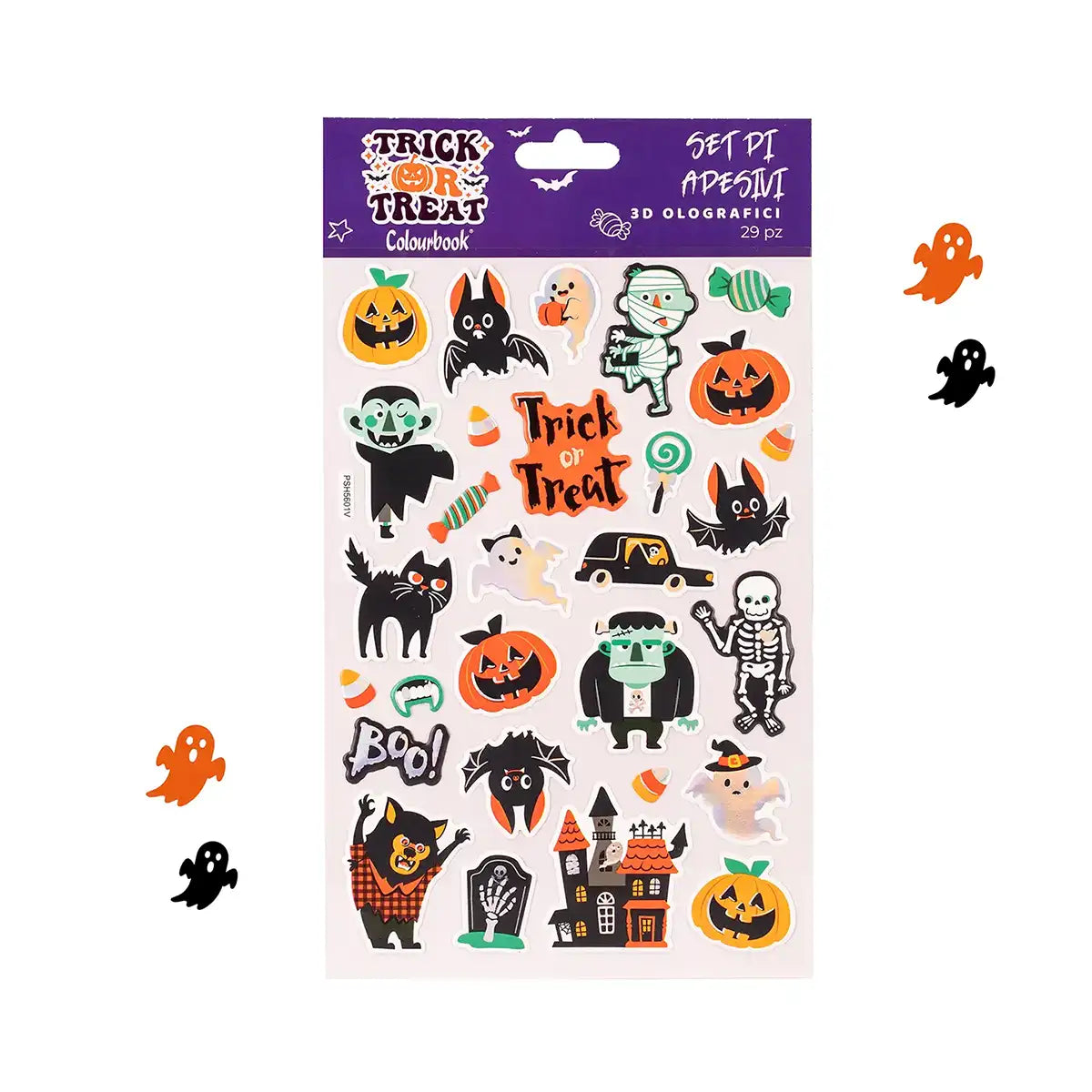 Set stickers Halloween - Colourbook