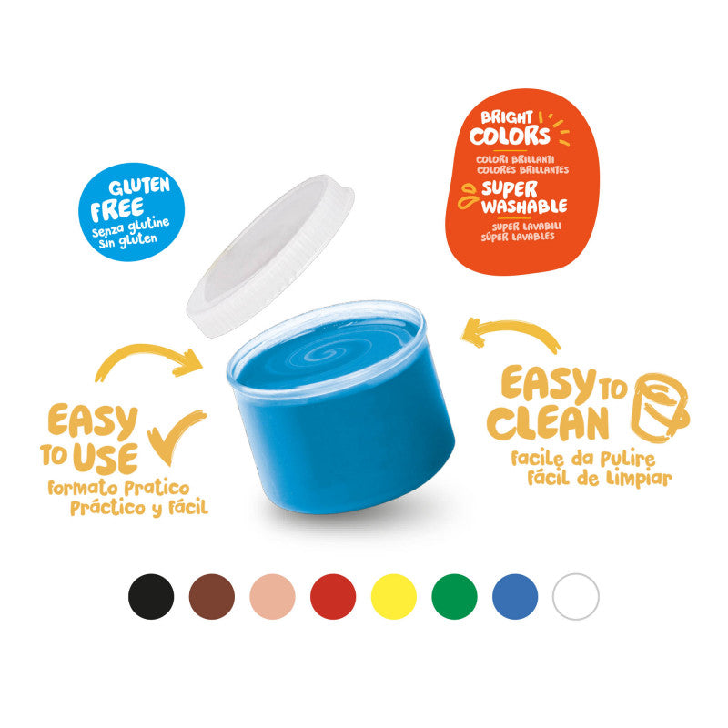 Tempera a Dita BABY Carioca - 8 Pz