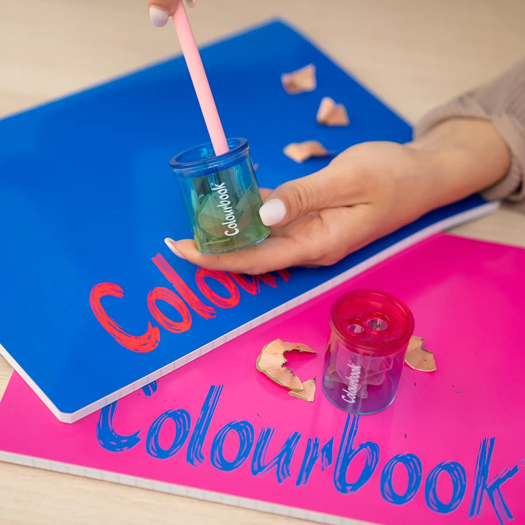 Temperamatite 2 fori con serbatoio – Gradient Colourbook