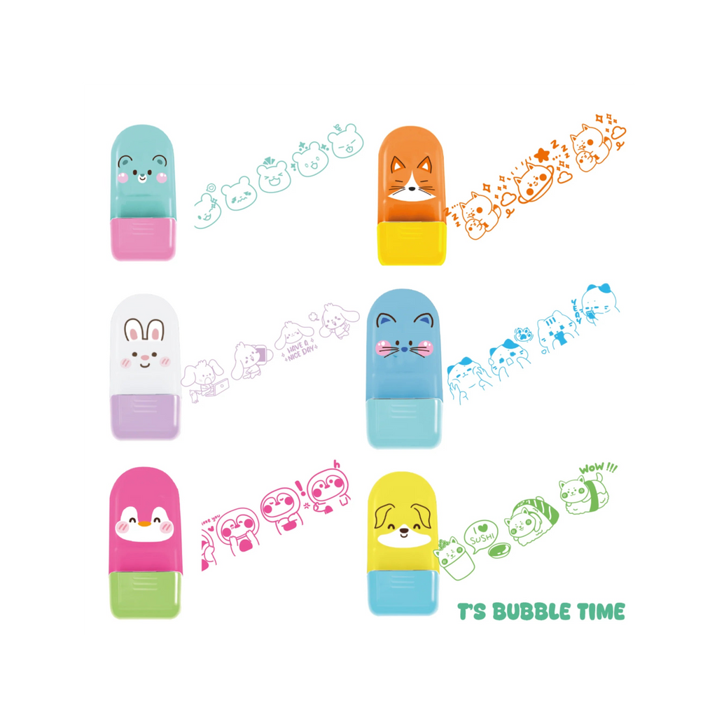 Set da 2 timbrini - Tinta Unita Bubble Tea