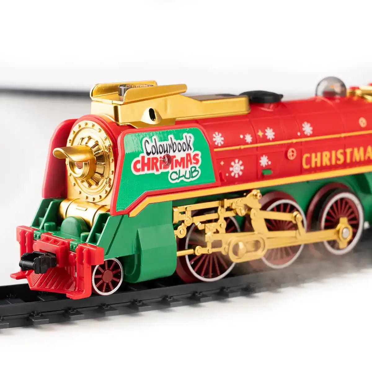 Trenino di Natale Holly Jolly Express con luci, fumo ed effetti sonori - Colourbook