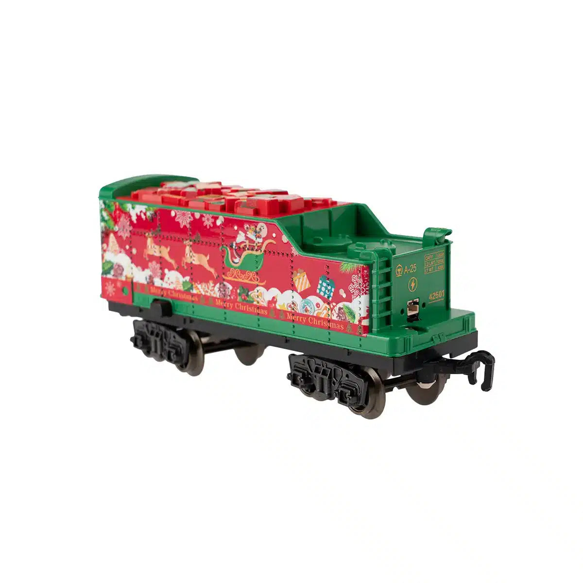 Trenino di Natale Holly Jolly Express con luci, fumo ed effetti sonori - Colourbook