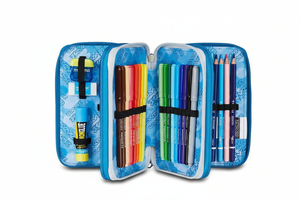 Astuccio 3 Zip - Quick Graffiti Boy - Seven