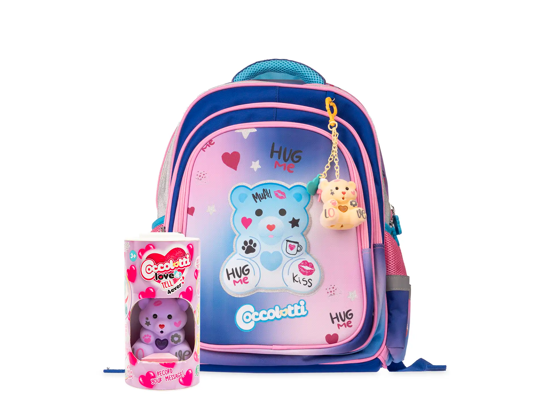 Zaino Coccolotti Love Azzurro con Coccolotto omaggio - Colourbook