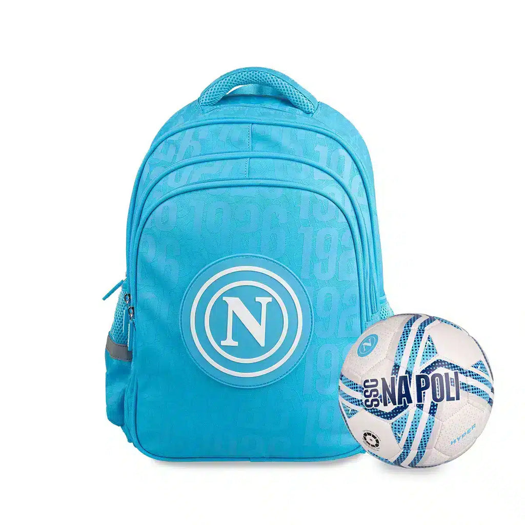 Zaino scuola SSC Napoli con pallone omaggio - Colourbook