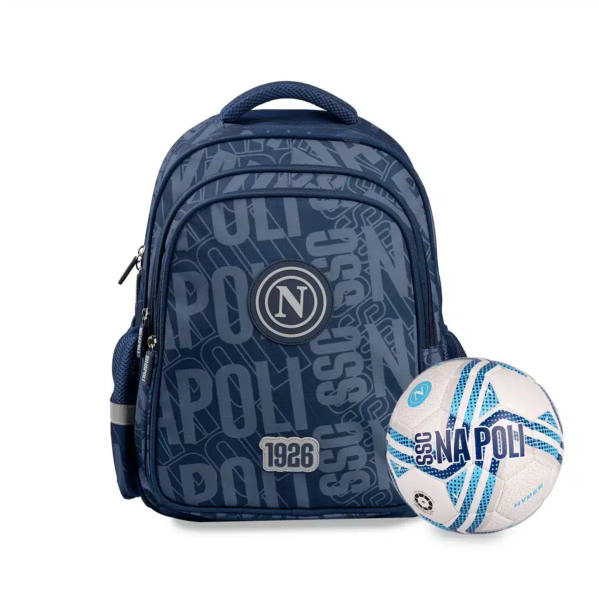 Zaino scuola SSC Napoli con pallone omaggio - Colourbook