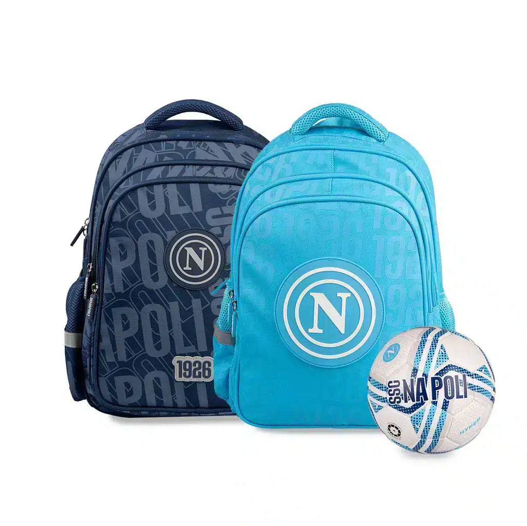Zaino scuola SSC Napoli con pallone omaggio - Colourbook